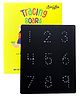 Berrybee Reusable Double Sided TRACING Chalkboard Handwriting Practice Board for Kids | Practice Maths Numbers & Squares Writing Book | Gift for Toddlers, Boys & Girls (Maths)