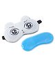 Panda Eye Mask with Adjustable Strap - Grey