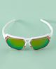 Pine Kids Wrap Around Sunglasses with Comfortable Nose Pad -  White