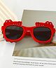 Babyhug Free Size Crocodile Shape Sunglasses - Red