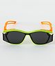 Pine Kids Sunglasses with Comfortable Nose Pad - Green & Orange