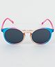 Pine Kids Sunglasses with Comfortable Nose Pad - Blue Pink & Orange