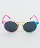 Pine Kids Sunglasses with Comfortable Nose Pad - Blue Green & Pink
