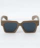 Pine Kids Free Size Sunglasses with Chunky Frame - Brown