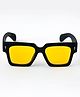 Pine Kids Free Size Sunglasses with Chunky Frame - Black & Yellow