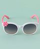 Babyhug Sunglasses With Floral Applique - White