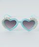 Babyhug Heart Shape Sunglasses - Sea Green