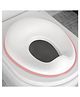 SARVANGAH Potty Training Seat for Boys And Girls, Fits Round & Oval Toilets, Non-Slip with Splash Guard, Includes Free Storage Hook (PINK)