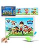 Wembley Toys 4 in 1 Activity Toy with Magnetic Puzzles Sketch Pen Board & Duster in Paw Patrol Print 40 Pieces - Multicolor