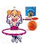 Wembley Toys Basketball Set With Deflated Ball, Hoop, Hanging Board & Pump With Paw Patrol Print - Dark Pink