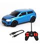 Wembley Toys Radio Control Car with Rechargeable Remote 1:24 Scale - Blue