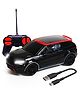 Wembley Toys Rechargeable Remote Control Car 1:24 Scale - Black & Red