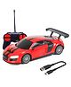 Wembley Toys Remote Controlled High Speed Mini 1:24 Scale Rechargeable Racing Cars - Red & Black
