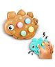 Wembly Toys Pop It Pro Push Puppet Toy Musical Fidget Game Pack Of 2 - Brown