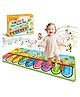 Wembley Toys Musical Play Mat with 8 Instrument Sounds & Animal Print - Multicolor