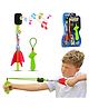Wembley Toys Foam Rocket Launcher With Slingshot Flying Rocket Toy With Whistling Sound - Multicolour