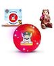 Wembley Toys Paw Patrol Plastic Light LED Ball for Kids Play Soft Bouncing Flashing Lightning Baby Ball Glow in The Dark Toys for Kids - Red