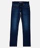 Pepe Jeans Cotton Woven Full Length Solid Coloured Jeans - Navy Blue