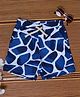 The Lion and the Fish Woven Zaraffah Printed Shorts - Navy Blue