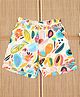 The Lion and the Fish Viscose Woven Tropical Theme Printed Shorts - Multi Colour