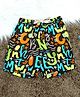 The Lion and the Fish Viscose Woven Alphabets Printed Shorts - Candy