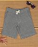 The Lion and the Fish Cotton Woven Abstract Printed Shorts - Silver Grey