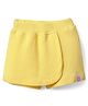 Little Kangaroos Cotton Woven Knee Length Skorts With Cactus Patch - Yellow