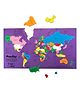 Imagimake World's Largest Countries Jigsaw Puzzle Multi Color - 68 pieces (Color May Vary)