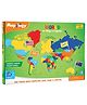 Imagimake Mapology World With Flags and Capitals Multicolour - 78 Pieces (Color May Vary)