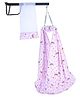 Baby Hanging Cradle with Handle|Cotton Baby Hammock Swing|Portable Infant Sleeping Bed|Mosquito Net|Soft Breathable Material - Pink