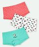 Ariel Cotton Blend Pack Of 3 Ice Cream & Unicorn Printed Hipsters - Multi Colour