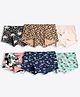 Ariel Cotton Blend Pack Of 6 Camouflage & Leopard Printed Hipsters - Multi Colour