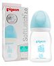 Pigeon Soft Latch 2.0 Anti Colic System Nursing Bottle With White Cap & Blue Hood - 160 ml