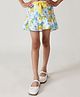 One Friday Viscose Floral & Fruits Printed Skirt - Multi Colour