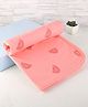 Zero Unisex Interlock Knit Towel & Wrappers Rainbow Print L 84 x B 82 cm - Dark Orange