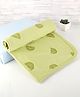 Zero Unisex Interlock Knit Towel & Wrappers Rainbow Print L 84 x B 84 cm -Limegreen