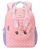FLAZE Cute 3D Rabbit Design Backpack for Kids with Detachable Front Pocket That Converts to Side Bag with Strap - Perfect Accessory for School & Travel for Kids- PACK OF 1 - COLOR MAY VARY - Height 10 Inches