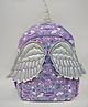 FLAZE 3d Unicorn Wings Theme School Bag Purple - Height 14 Inch
