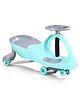 Kids Twister Swing Car with Light & Sound | Easy to Handle| Built for Rough Play| Encourages Physical Activity| Smooth Wheels| Colorful LED Lights - Sea Green