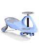 Kids Twister Swing Car with Light & Sound | Easy to Handle| Built for Rough Play| Encourages Physical Activity| Smooth Wheels| Colorful LED Lights - Blue