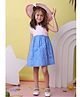Beebay Cotton Flutter Sleeves Striped & Boats Printed Dress - Multi Colour