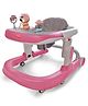 Luv Lap Regal Baby Walker 9+ Months | 3 Level Height Adjustment Walker/Advanced Premium Baby Activity Walker - Pink