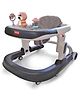 Luv Lap Regal Baby Walker 9+ Months | 3 Level Height Adjustment Walker/Advanced Premium Baby Activity Walker - Grey