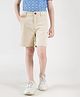 One Friday Solid Shorts - Beige
