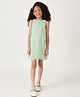 One Friday Solid Frill Detailed Dress - Mint