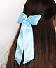 Arendelle Bow Applique Detailed Alligator Hair Clip - Blue
