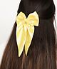 Arendelle Bow Applique Detailed Alligator Hair Clip - Yellow