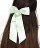 Arendelle Bow Applique Detailed Alligator Hair Clip - Mint