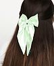 Arendelle Bow Applique Detailed Alligator Hair Clip - Mint