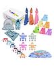 Toddylon 52 in 1 New Born Baby Complete Daily Items Combo   Green